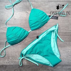 A.Che Halter Tie Side Bikini Swimsuit Size XS